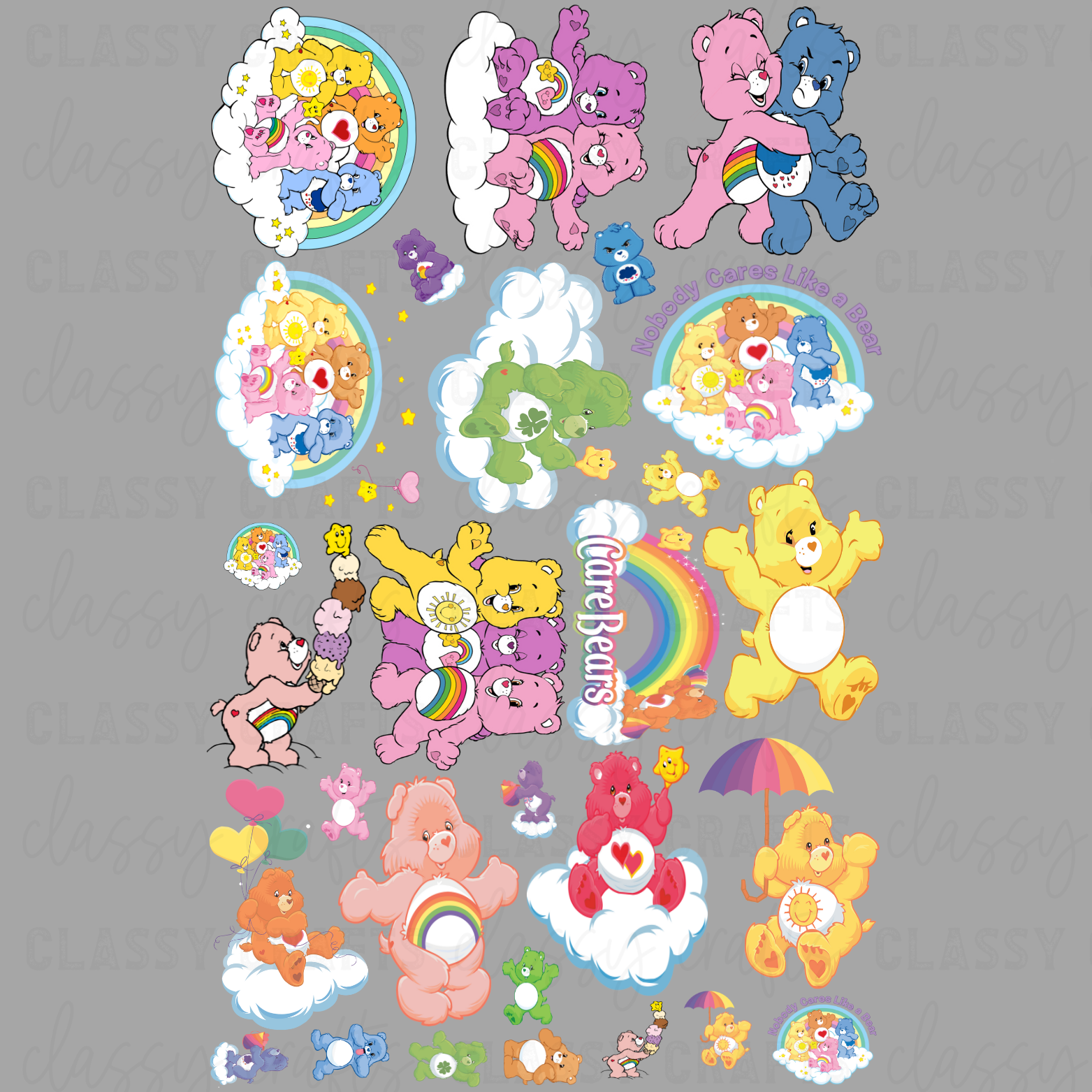 Sweet Bears - 30x48 - PREMADE GANG SHEET