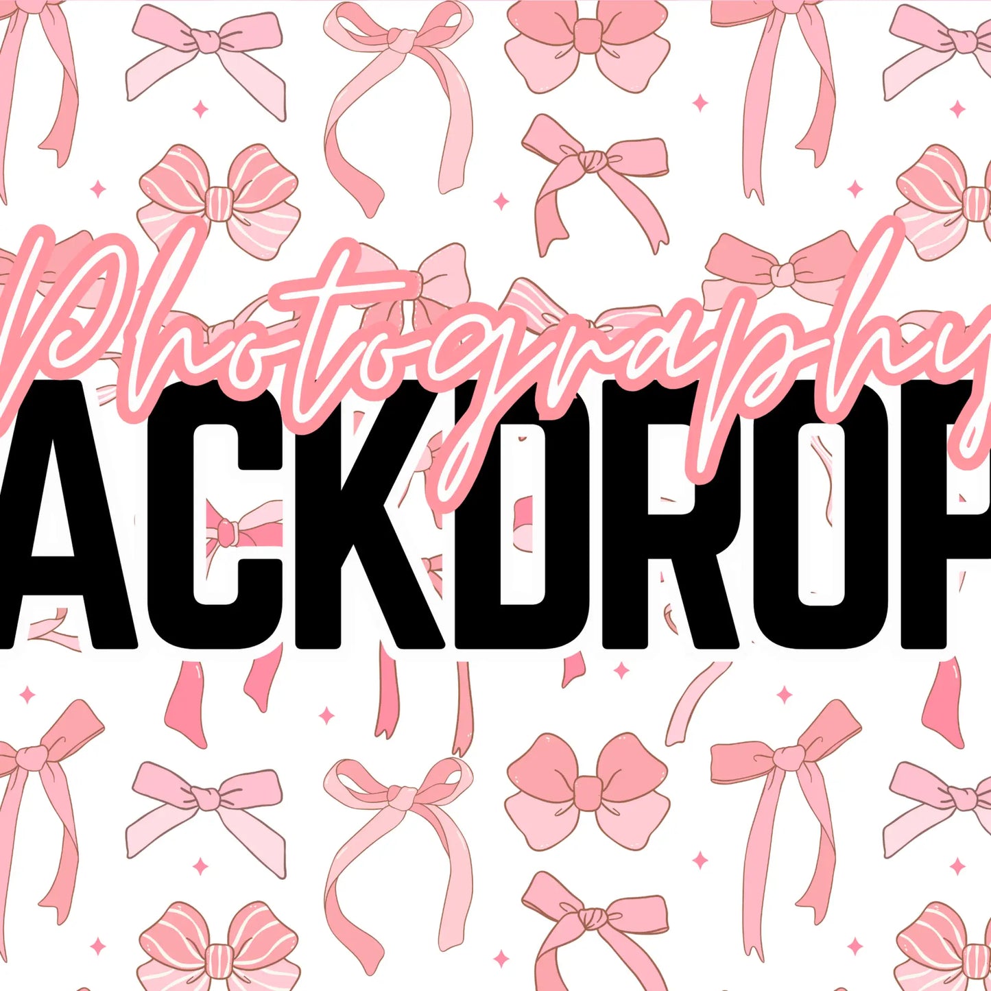 Pink Coquette - Photography Backdrop - 17