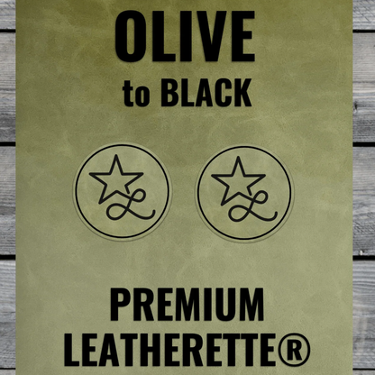 Camo Deer Leather Patch