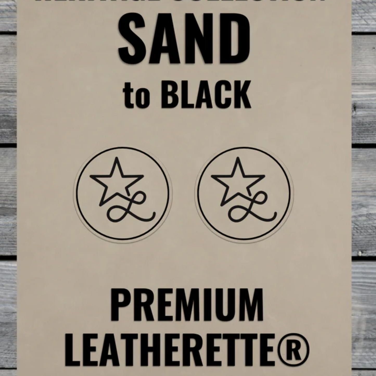 Deer Flag Leather Patch