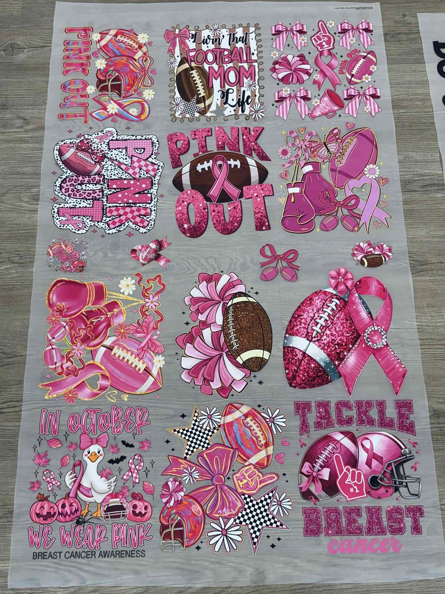 Pink Out - 30x48 - PREMADE GANG SHEET