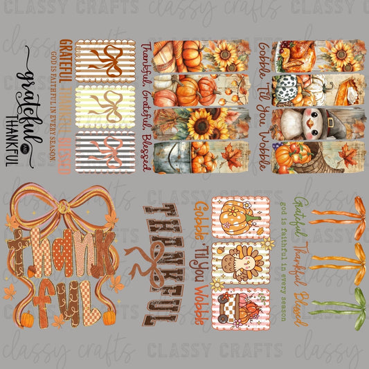 Thankful Season - 30x24 - PREMADE GANG SHEET