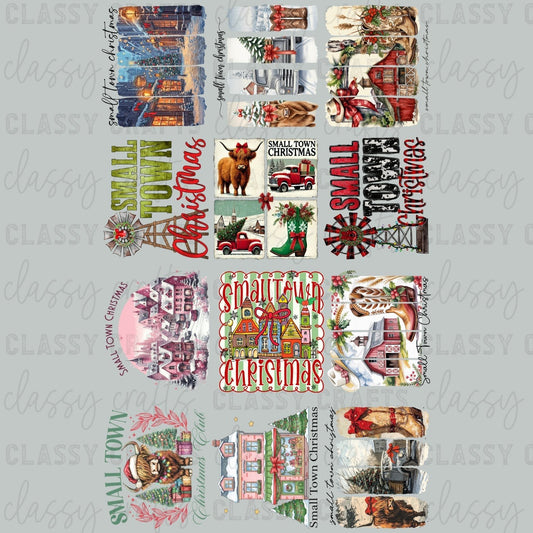 Christmas in a Small Town 30x48  - PREMADE GANG SHEET