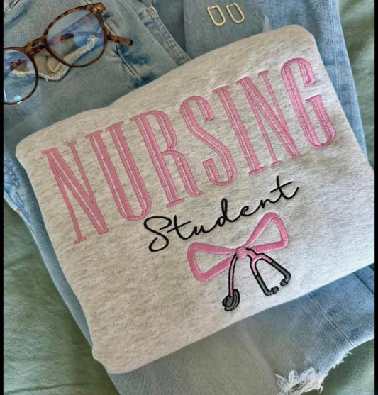 Embroidered Nursing Student