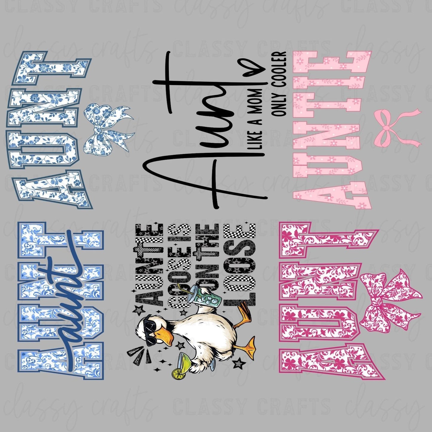 Auntie Goose 30x24 - PREMADE GANG SHEET