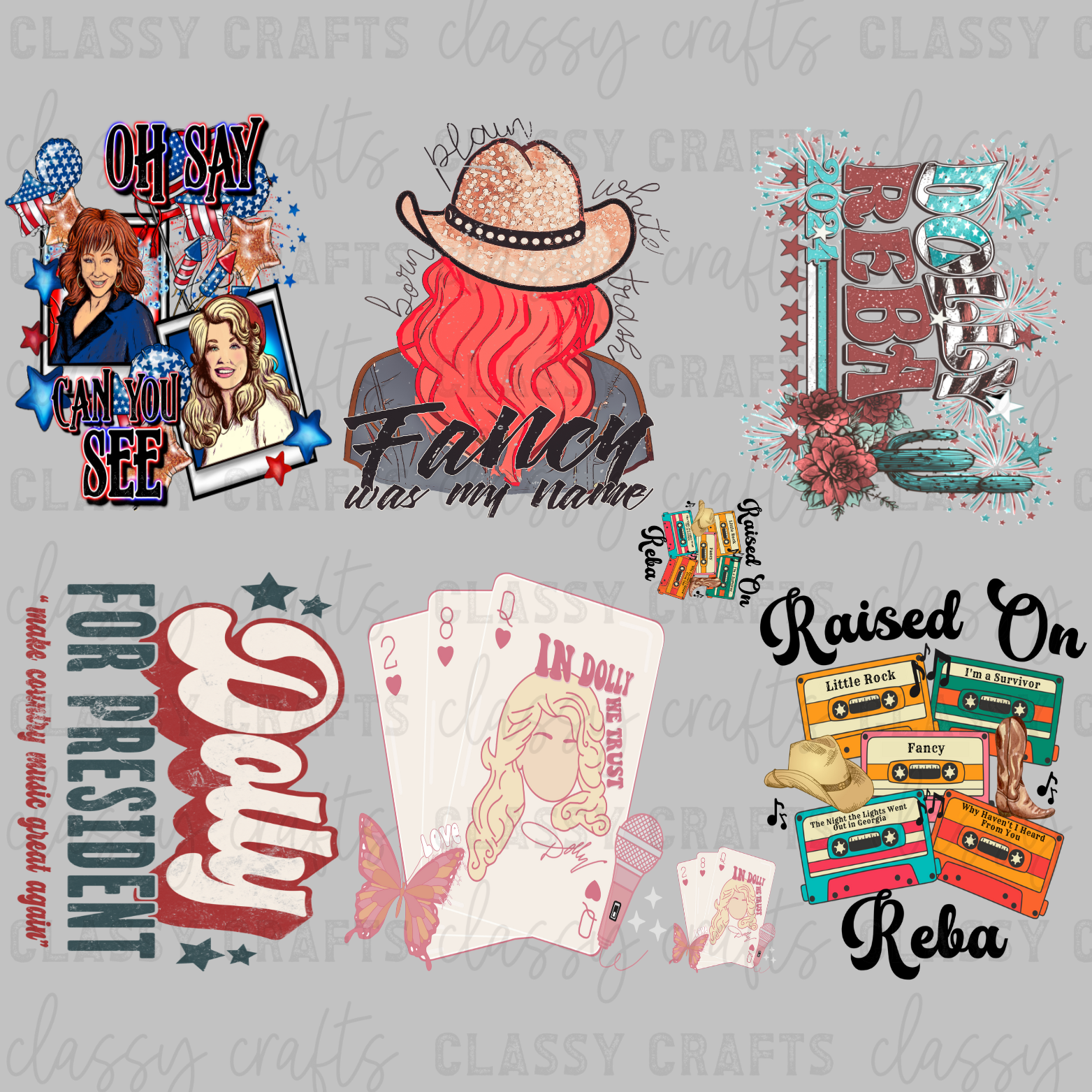 D & R - 30x24 -PREMADE GANG SHEET