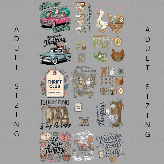 Thrifting -  30x60 - PREMADE GANG SHEET