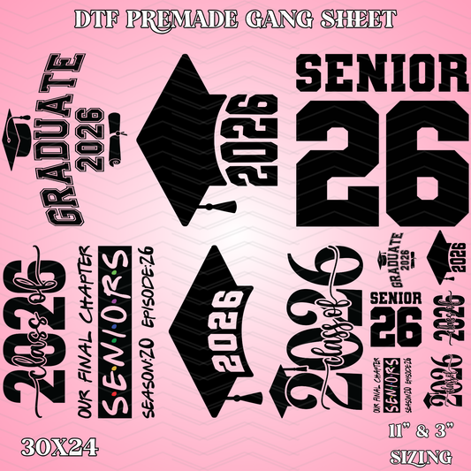 2026 Grad - 30x24 - PREMADE GANG SHEET