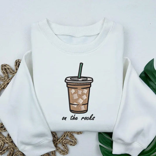 On The Rocks Embroidered