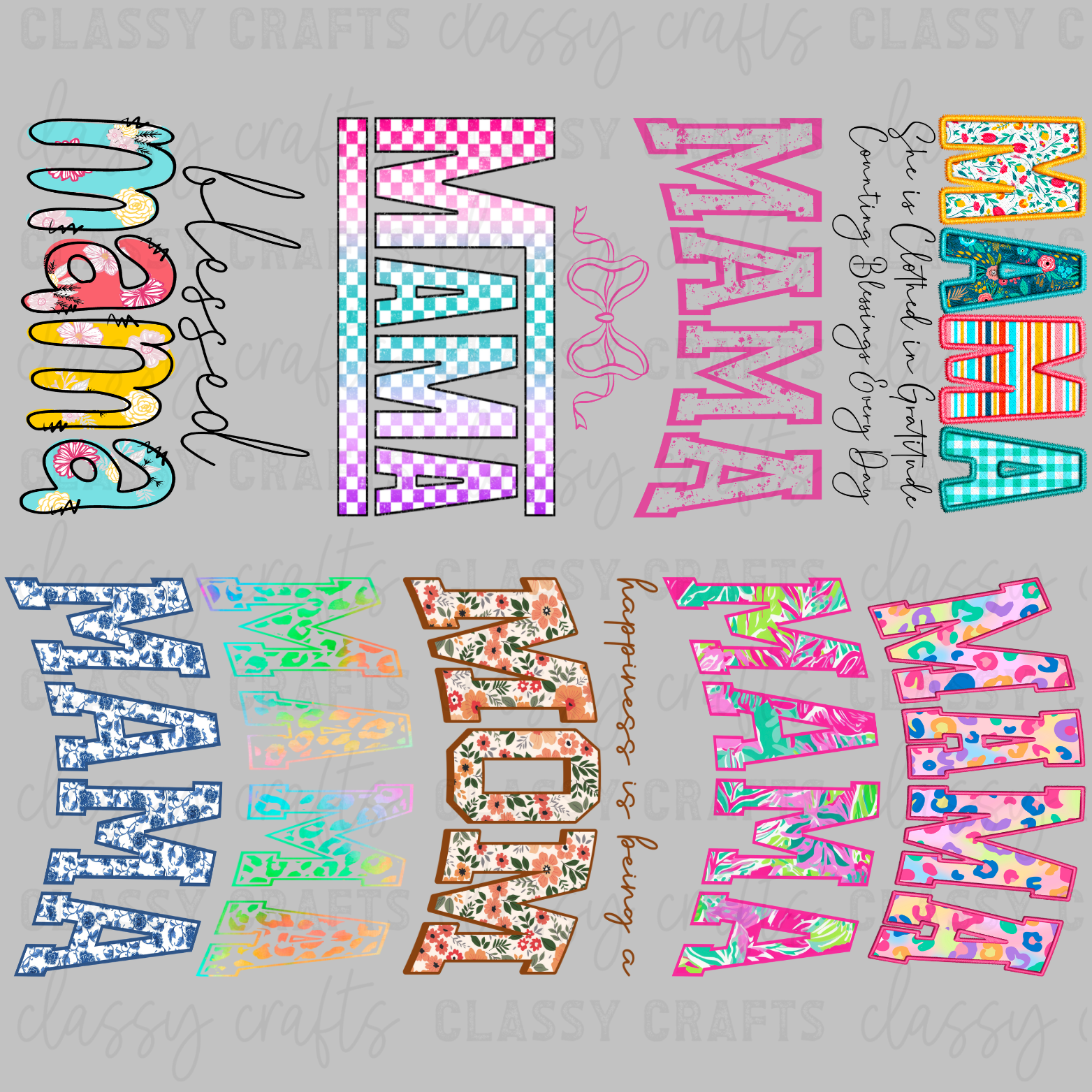 Mama - 30x24 - PREMADE GANG SHEET