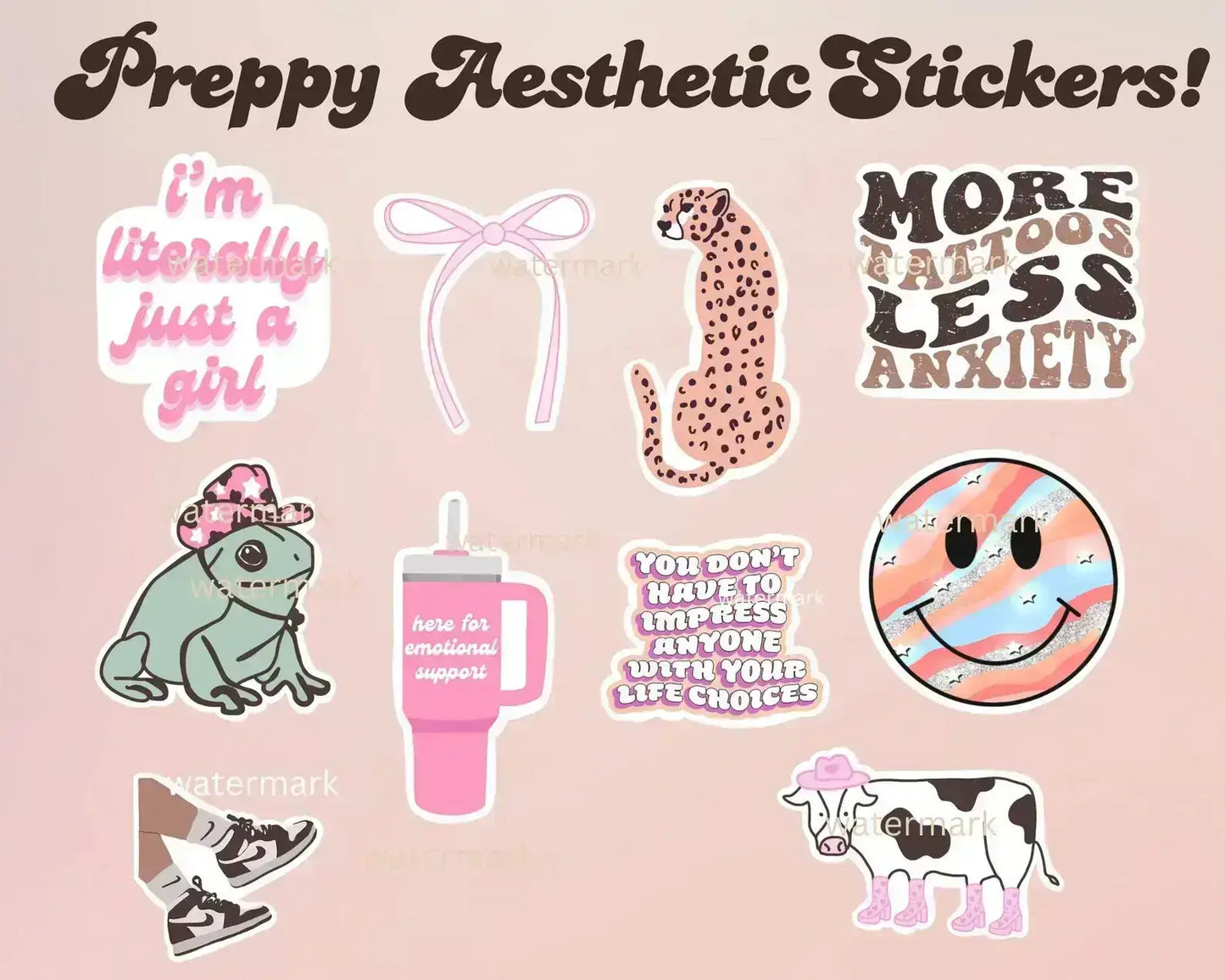 Preppy Stickers