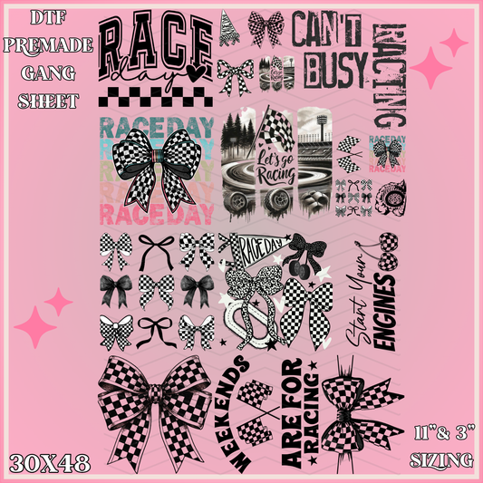 Racing - 30x48 - PREMADE GANG SHEET
