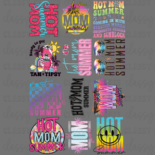 Hot Mom Summer - 30x48 - PREMADE GANG SHEET