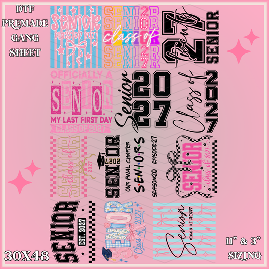 Senior 2027 - 30x48 - PREMADE GANG SHEET