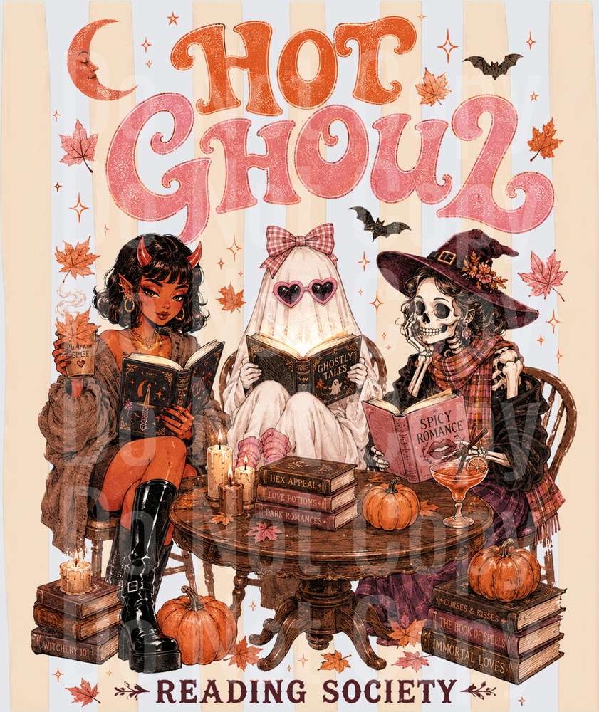 Hot Ghoulz Reading Society Halloween Book Club (DTF)