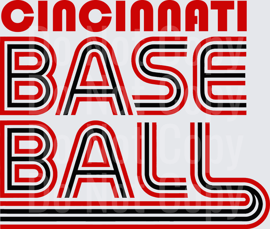 Baseball Retro Typography Design