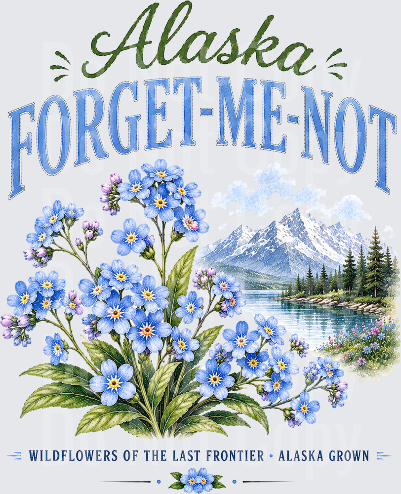 alaska forget me not  (DTF)