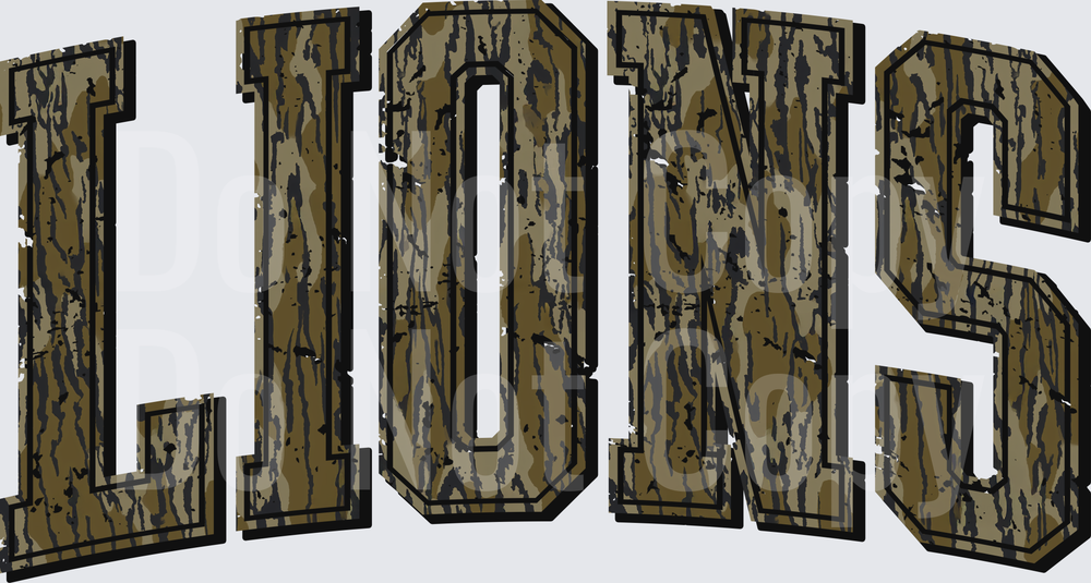 Lions Camo (DTF)