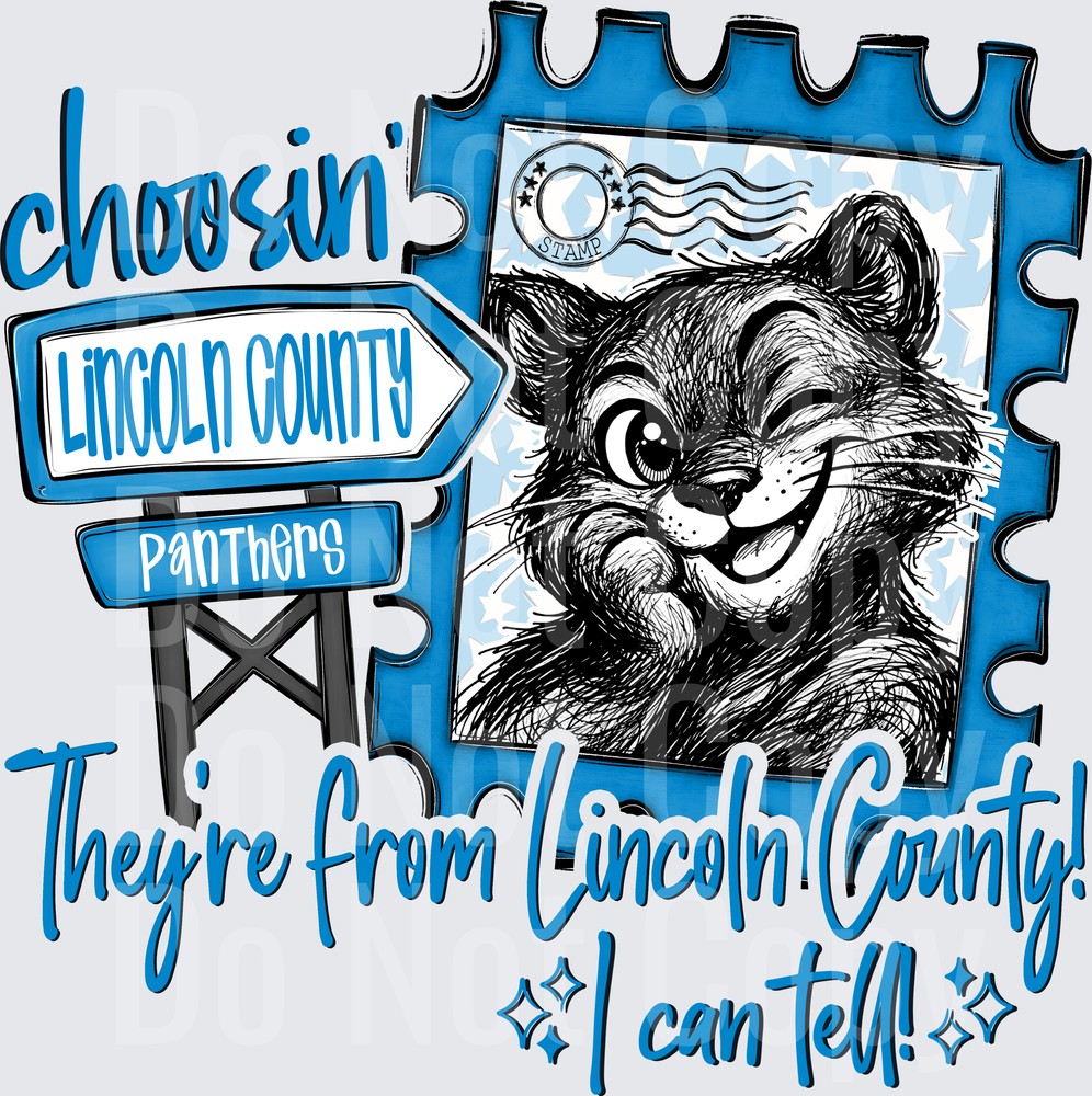 Choosin Lincoln County Panthers (DTF)