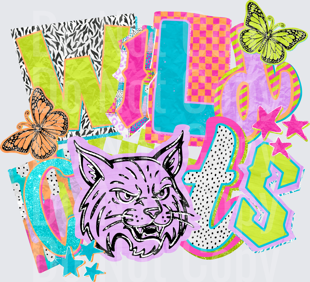 Neon Wildcats (DTF)