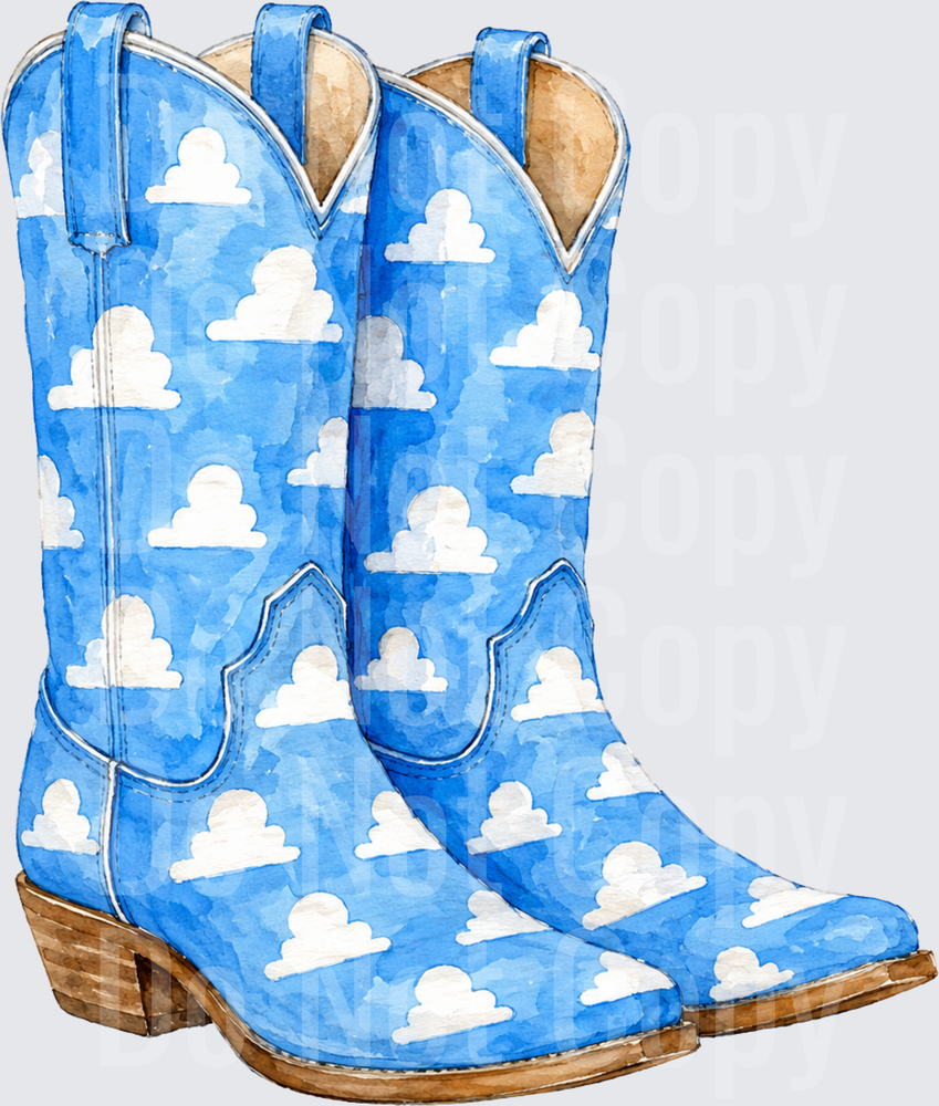 TS 5 cloud boots  (DTF)