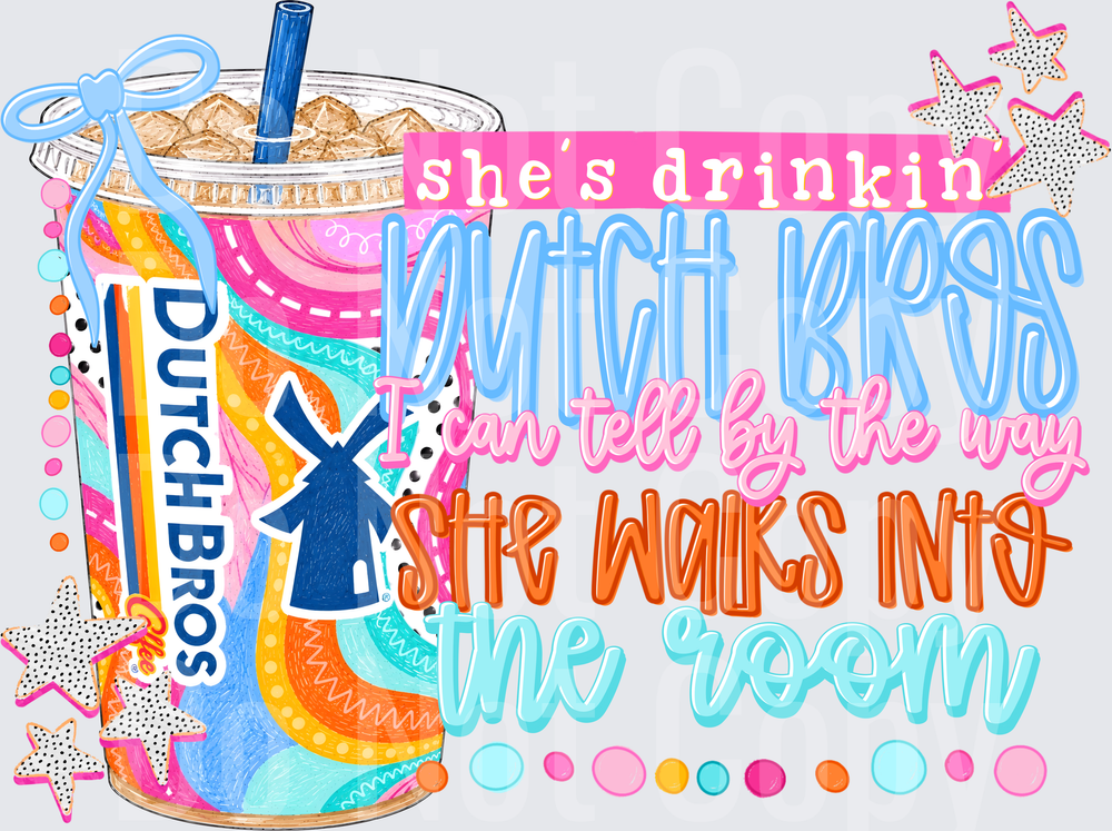 Shes Drinkin DB (DTF)
