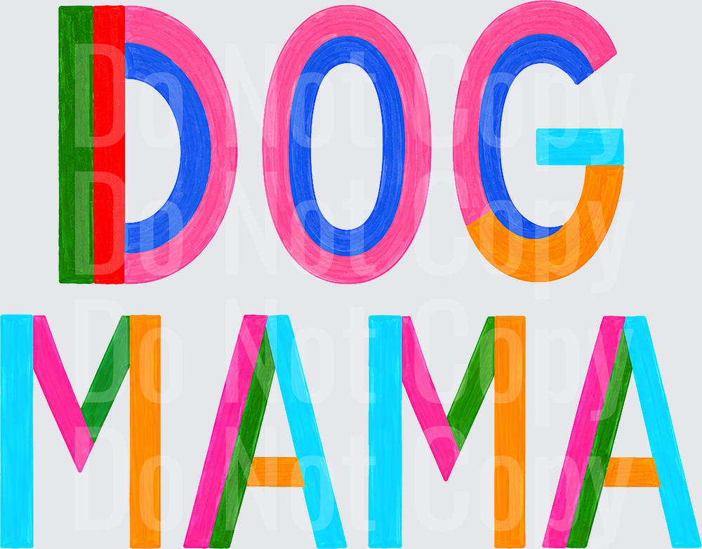 DOG MAMA COLORBLOCK