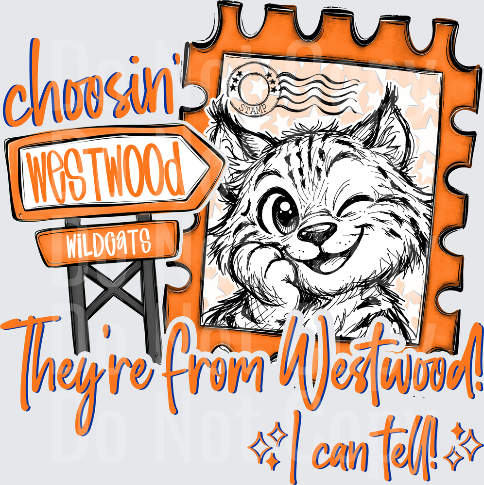 Choosin Westwood Wildcats (DTF)