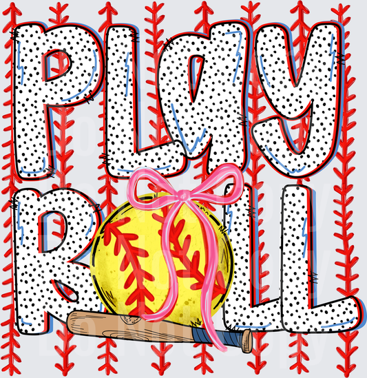 Play Ball Softball DTF