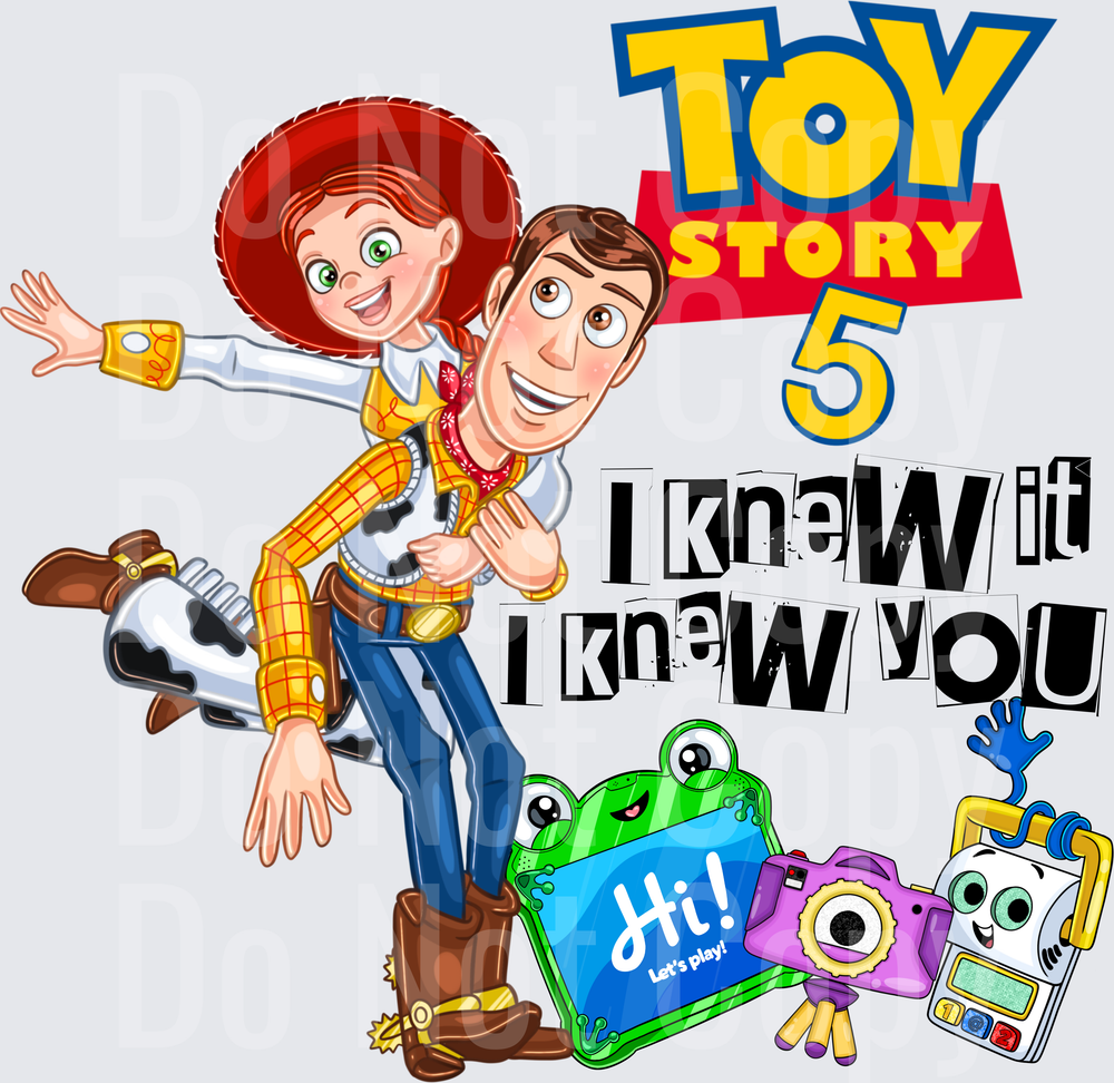 Cowboy Sheriff and Cowgirl I Knew It I Knew You (DTF)