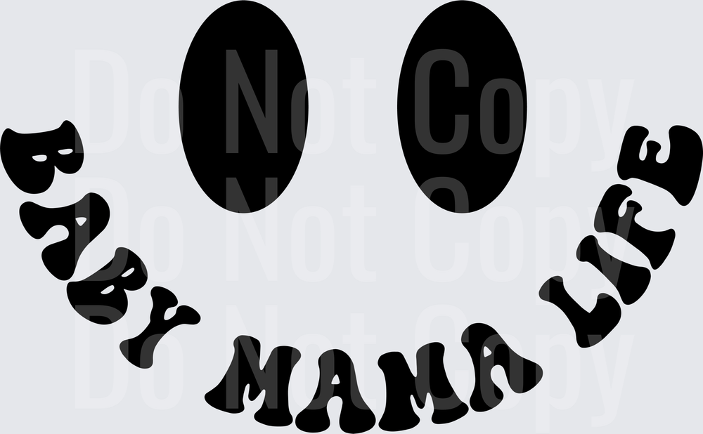 Papa Mama Bear Family Face Design (DTF)