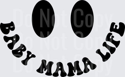 Papa Mama Bear Family Face Design (DTF)