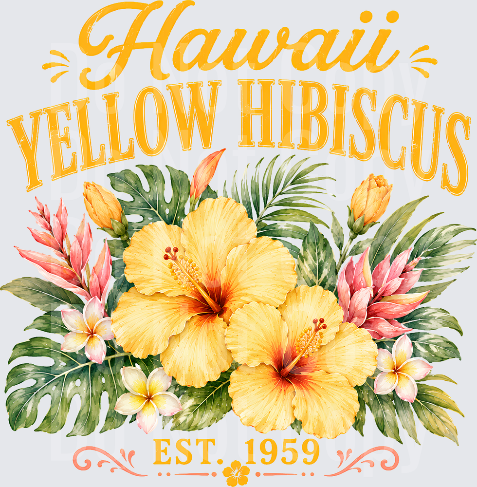 Hawaii Yellow Hibiscus (DTF)