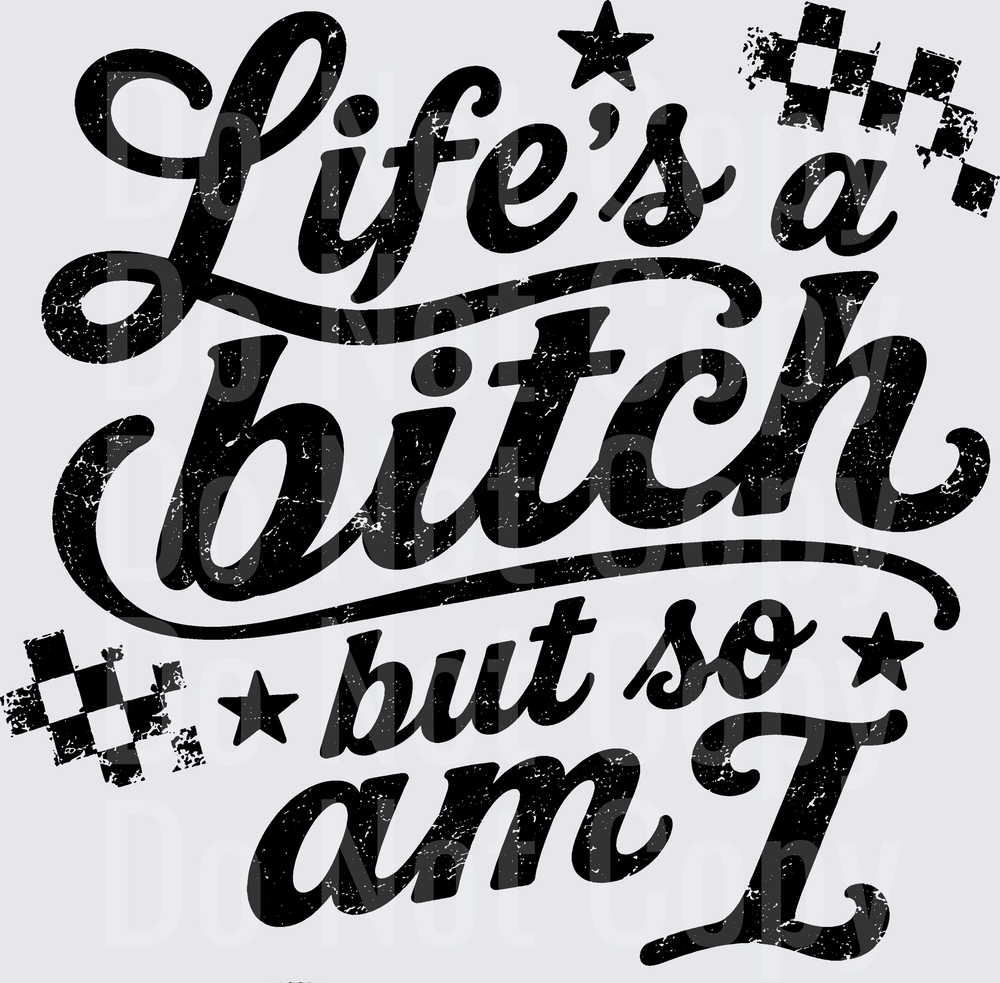 LIFES A BITCH (DTF)
