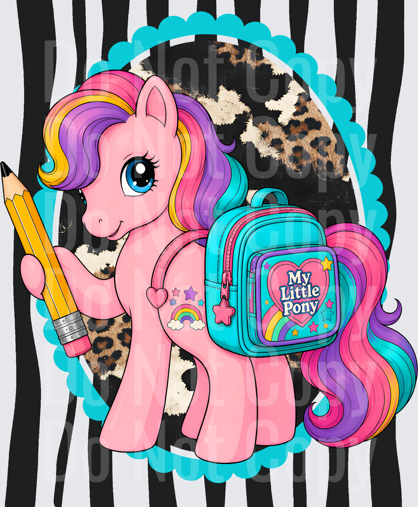 MY PONY CHEETAH COW (DTF)