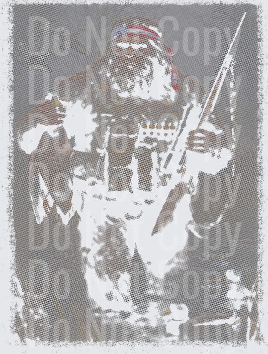 Halftone Portrait of Hunting- DTF