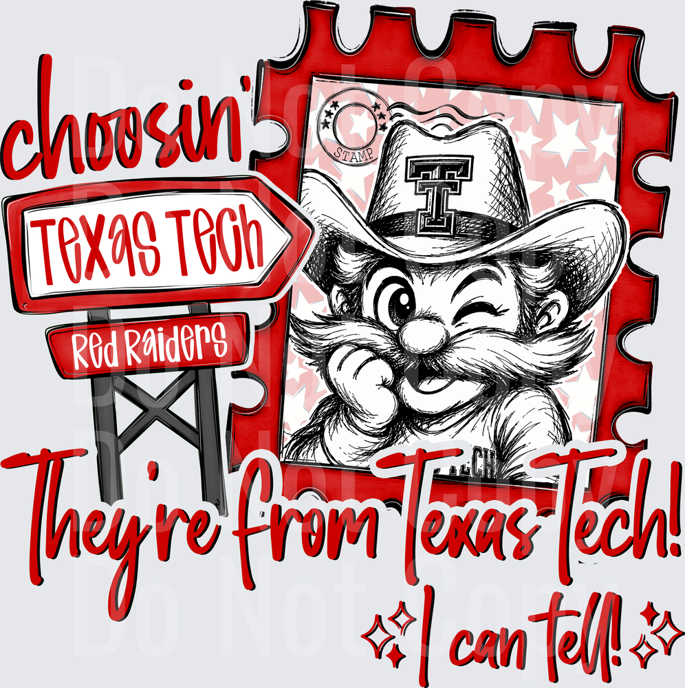 Choosin TT Red Raiders (DTF)