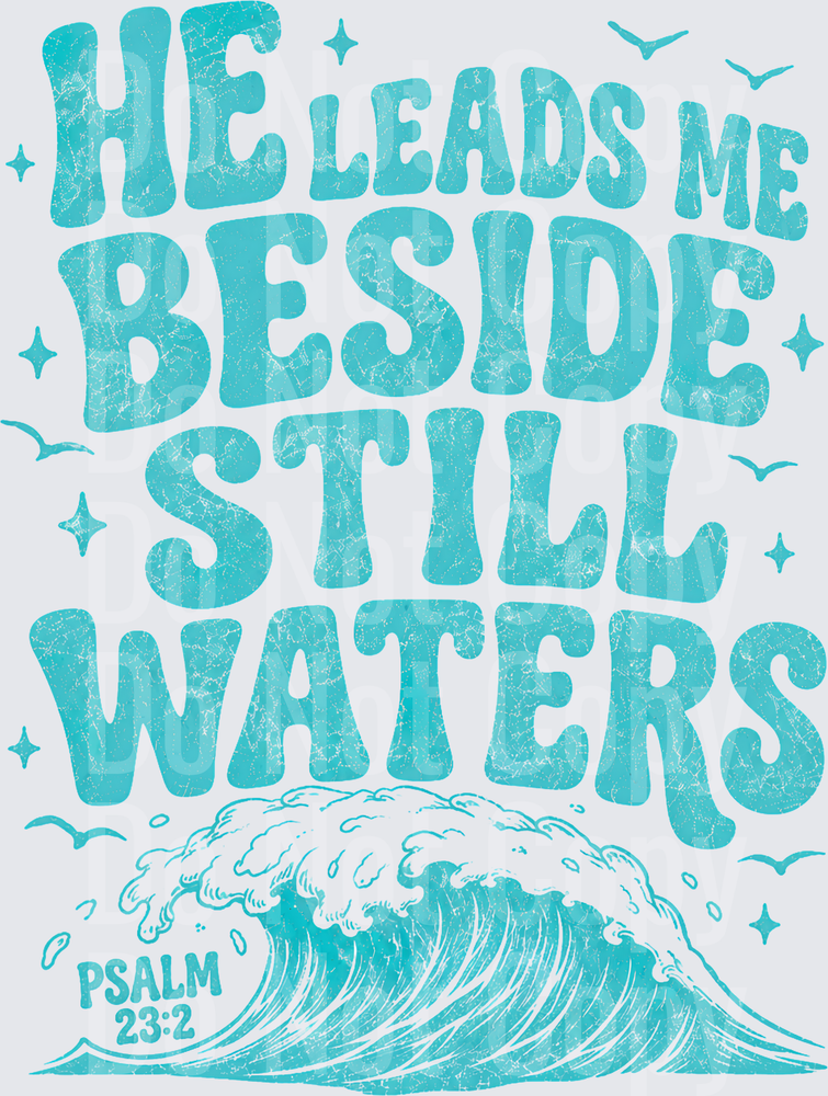 he leads me beside still waters (DTF)