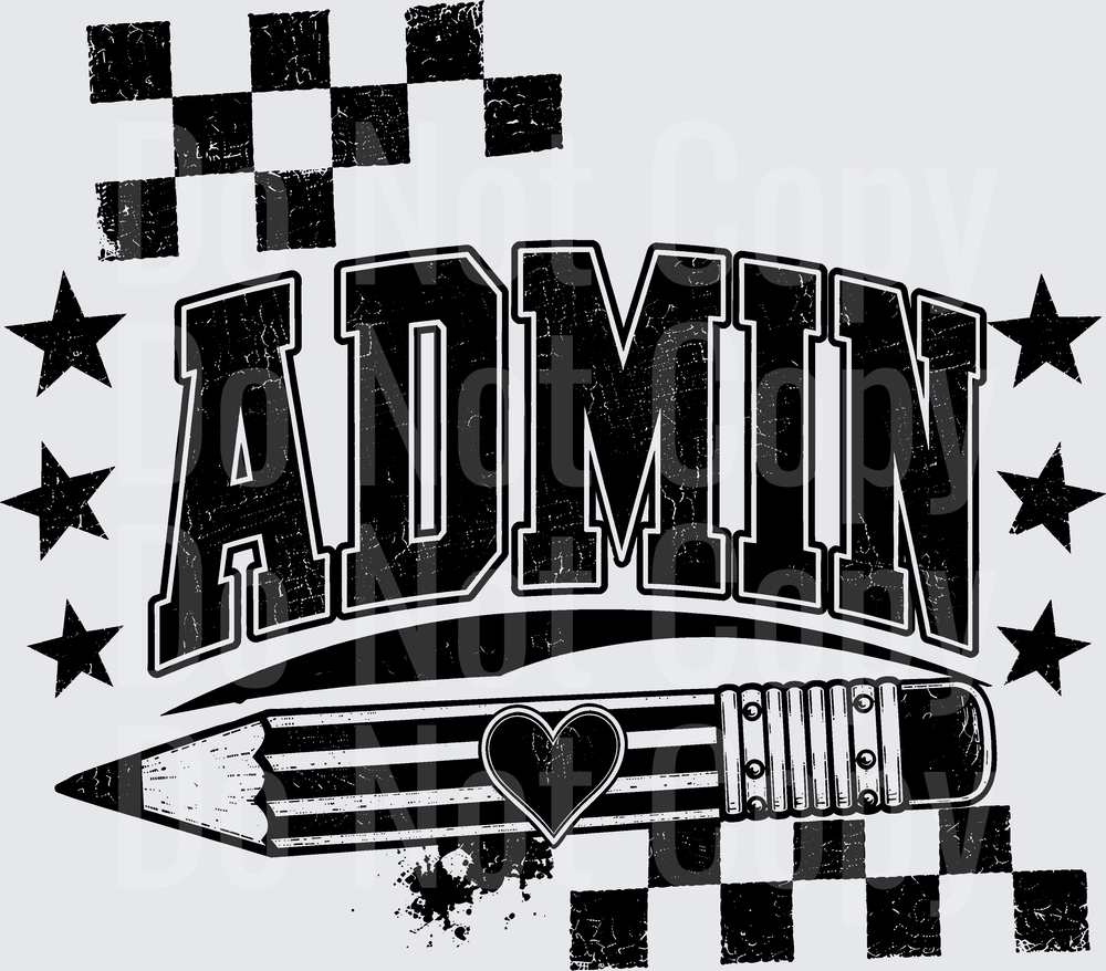 ADMIN PENCIL (DTF)