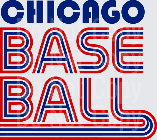 Baseball Retro Typography Design