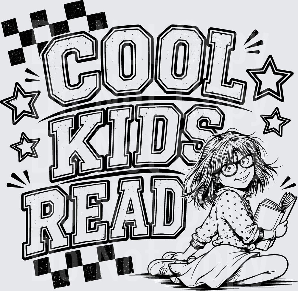 COOL KIDS READ JUNIE  (DTF)