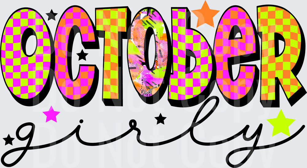 OCTOBER GIRLY (DTF)