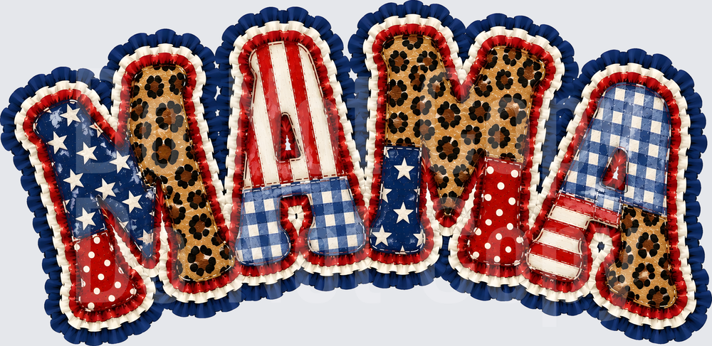 Mama Ruffles And Patchwork (DTF)