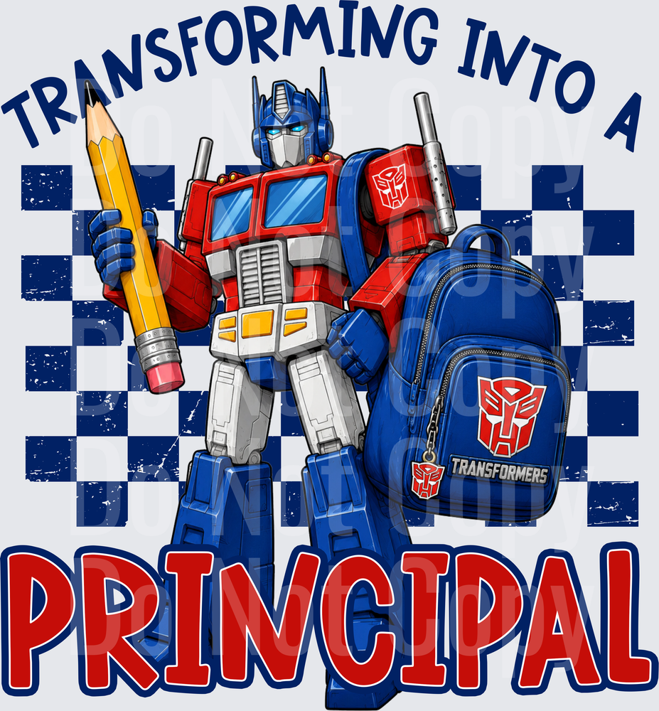 Transforming Into A Principal Robot School Design (DTF)