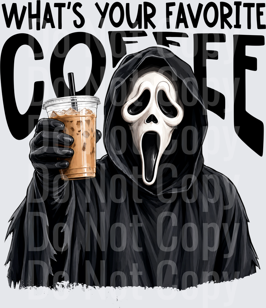 Ghost coffee  (DTF)