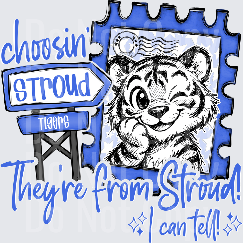 Choosin Stroud Tigers (DTF)