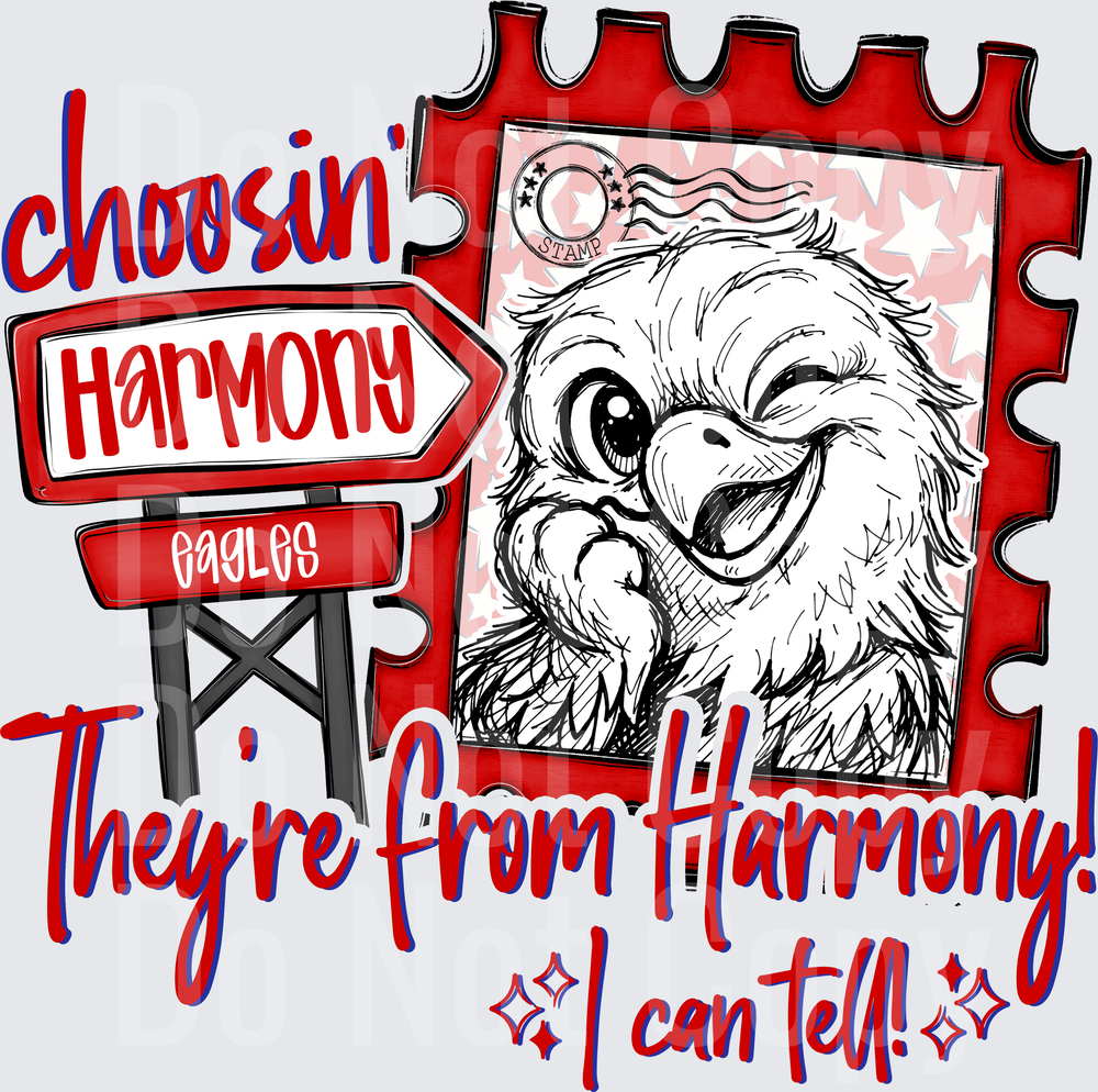Choosin Harmony Eagles (DTF)