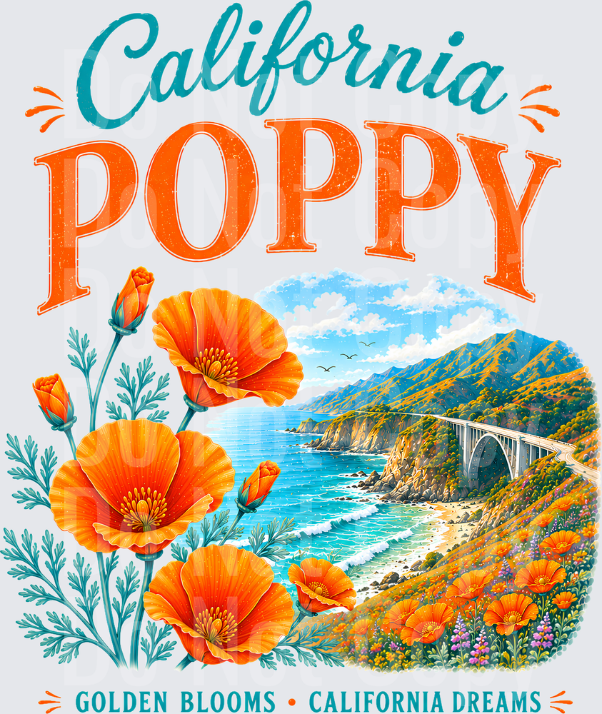 CA poppy (DTF)