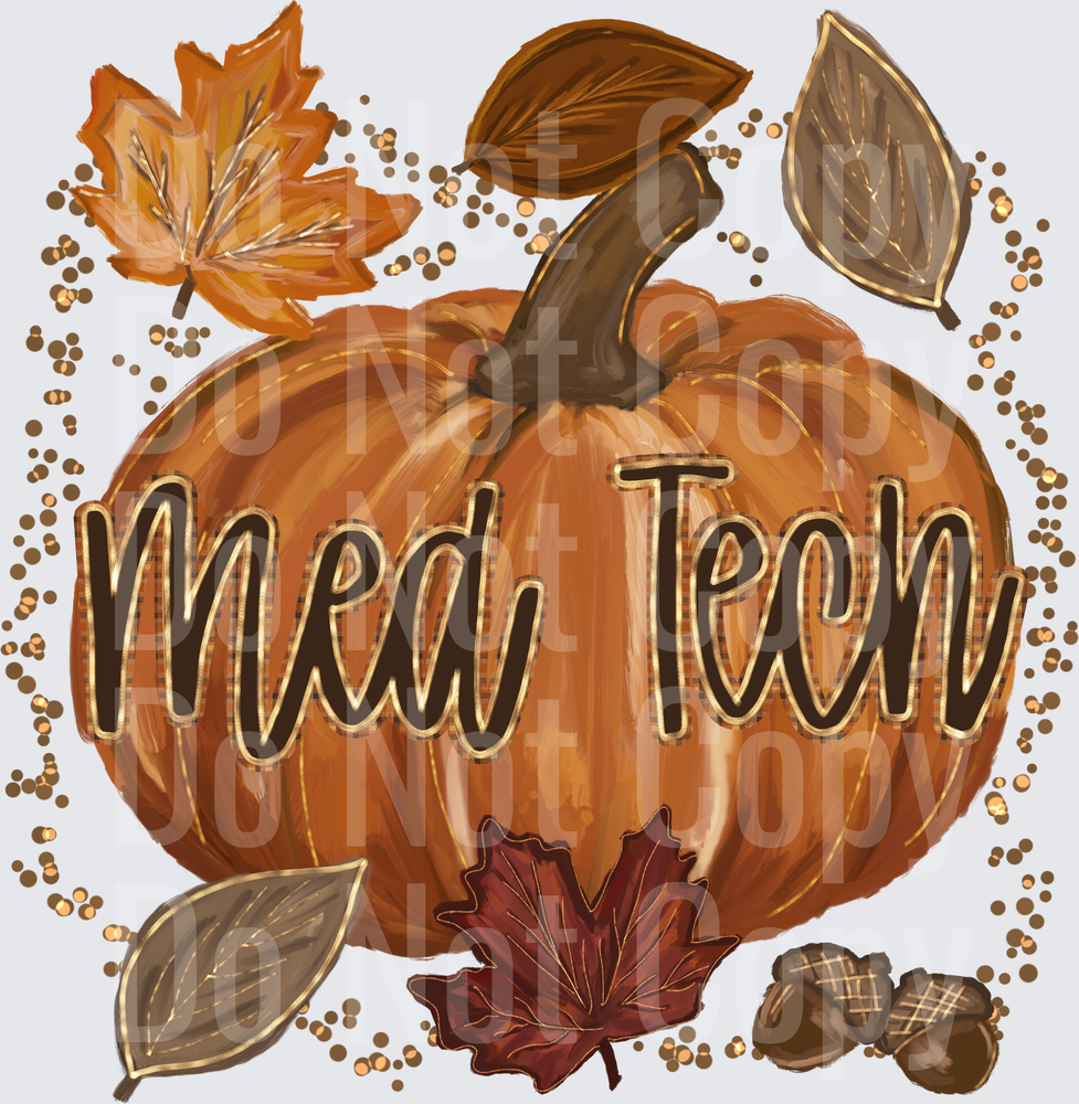 med tech pumpkin (DTF)