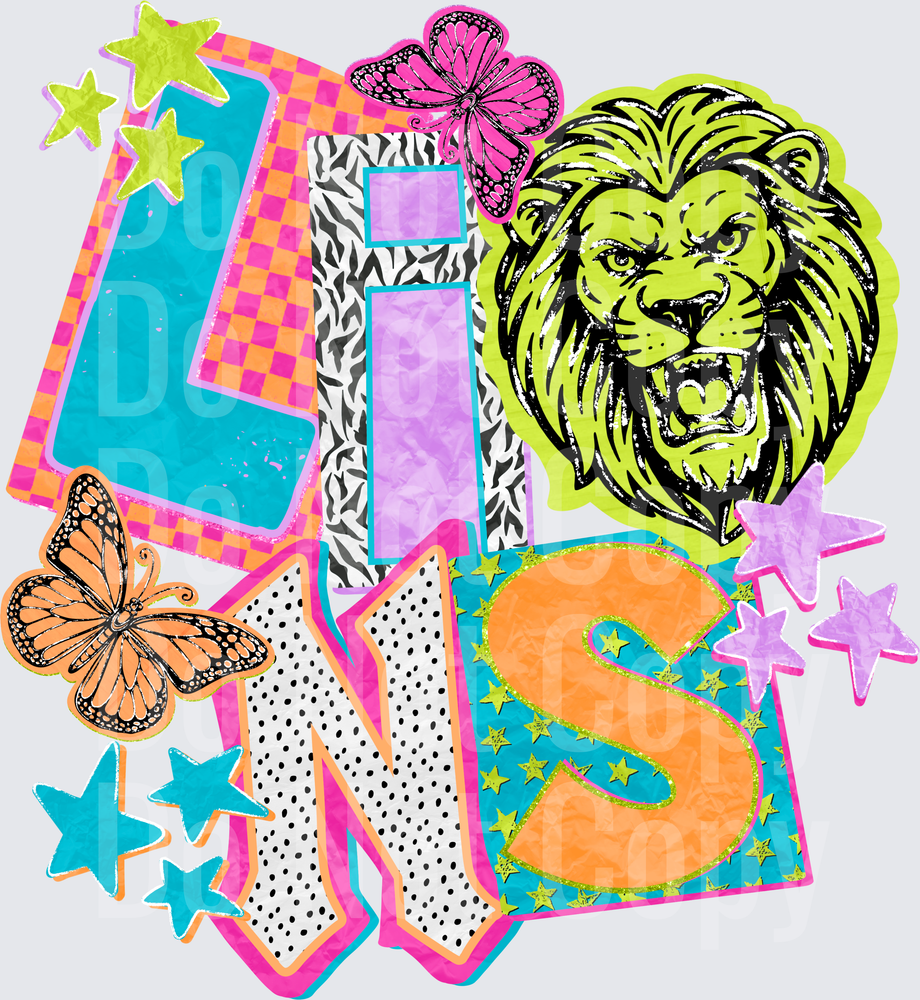 Lions Neon (DTF)